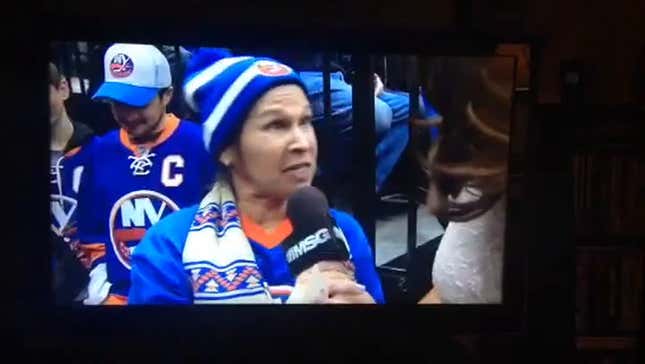 Islanders Fan On TV: "My Son Was Conceived Back In That Parking Lot"