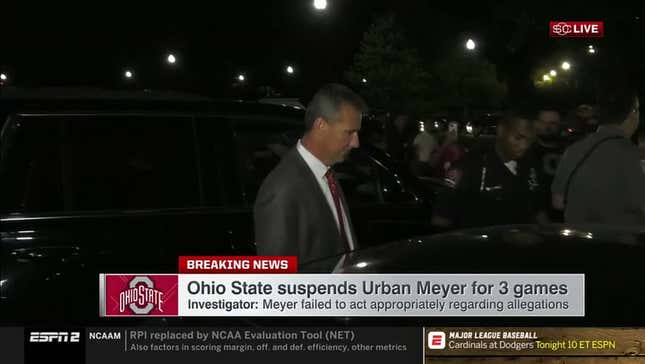The Saga Of Urban Meyer's Car Was The Dumbest Part Of A Ridiculous Day At Ohio State