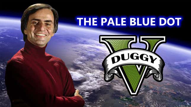 Carl Sagan's Incredible Pale Blue Dot Speech, Recreated In <i>GTA V</i>