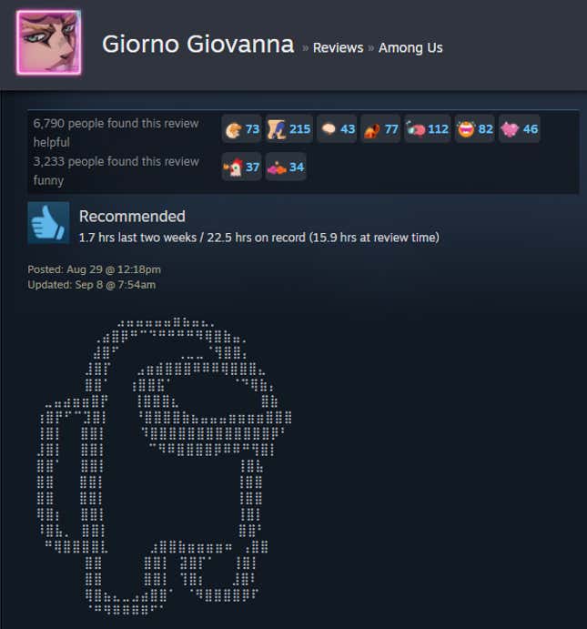Among Us, As Told By Steam Reviews
