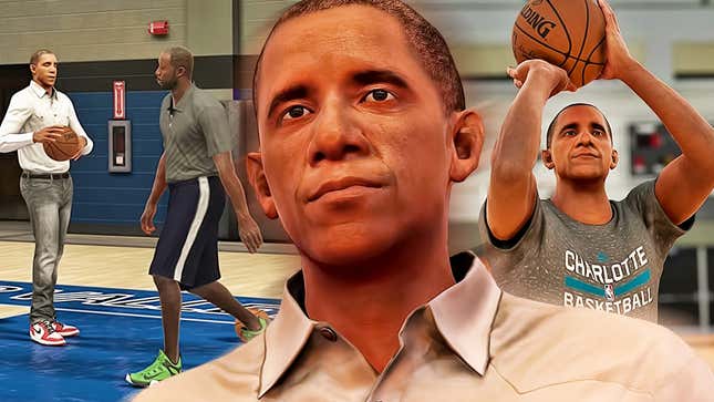 Obama Is Now Free To Dunk All Over <i>NBA 2K17</i>