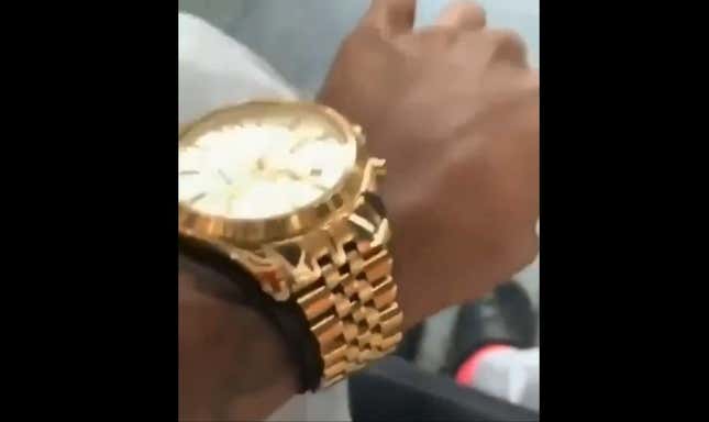 Image for article titled Black Man Told by Cop He ‘Looks Suspicious’ Because He’s Wearing an Expensive Watch