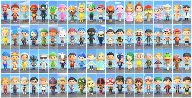 Image for article titled Hero Creates The Entire Smash Bros. Ultimate Roster In Animal Crossing: New Horizons