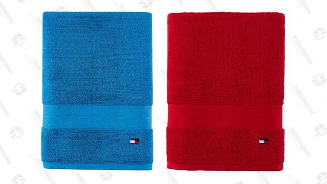 

Tommy Hilfiger Cotton Bath Towels | $13 | Macy’s | Use Code FRIEND