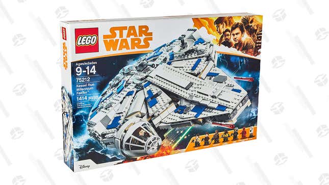 1414-piece LEGO Star Wars Solo: A Star Wars Story Kessel Run Millennium Falcon Set | $110 | Amazon