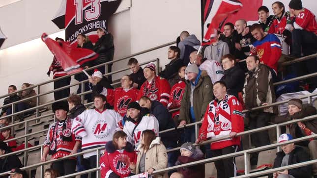 KHL Guy Totally Biffs Empty Net