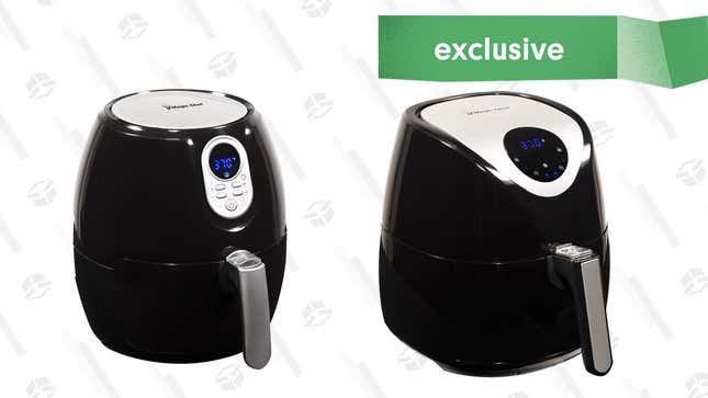 2.6 Quart Snack-Sized Compact Digital Air Fryer | $76 | Magic Chef | Promo code KINJA15
3.7 Quart Digital Air Fryer | Magic Chef | $81 | Promo code KINJA15