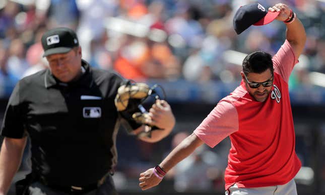 Image for article titled Davey Martinez's Meltdown Saved Him From Watching Yet Another Nationals Bullpen Disaster