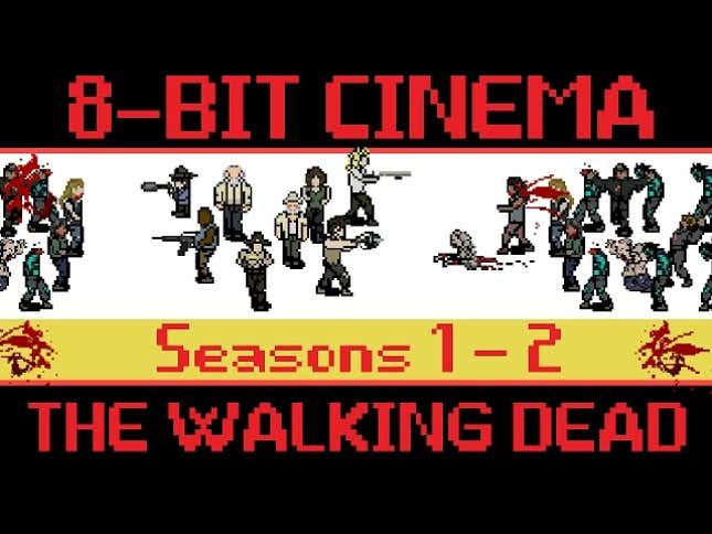 <i>The Walking Dead </i>As A SNES Run And Gun Game