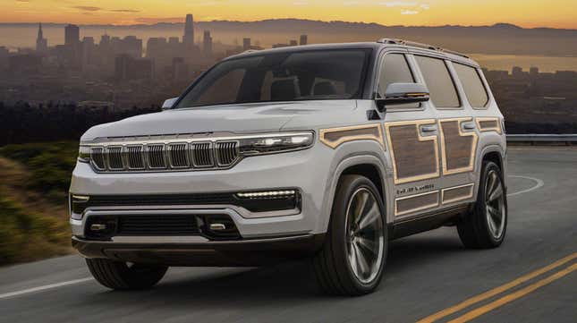 Image for article titled Here's How The New Jeep Grand Wagoneer Would Look With Wood Trim