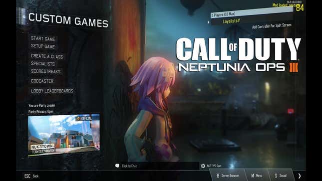 <i>Call Of Duty </i>Mod Replaces Soldiers With JRPG Girls