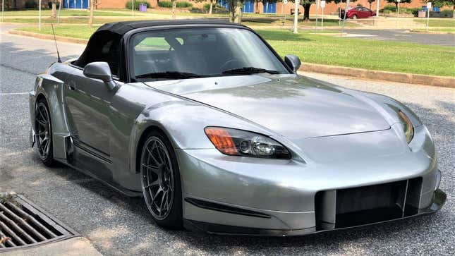 Image for article titled At $12,500, Will This Fat-Fendered 2000 Honda S2000 Prove A Winner By A Wide Margin?