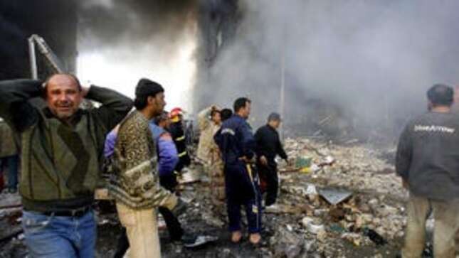 Several devastated Iraqis following the not even going to pretend like this matters anymore.