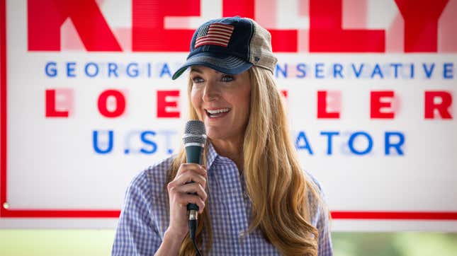 Image for article titled Hey Remember When Kelly Loeffler Took a Private Plane to a Hot Dog Stand? And Other Fun Facts About Jezebel's Most Hated Senator