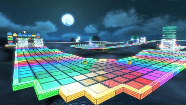 Image for article titled The History Of Rainbow Road Speedrunning Is Filled With Bugs, Shortcuts, And Rivalries