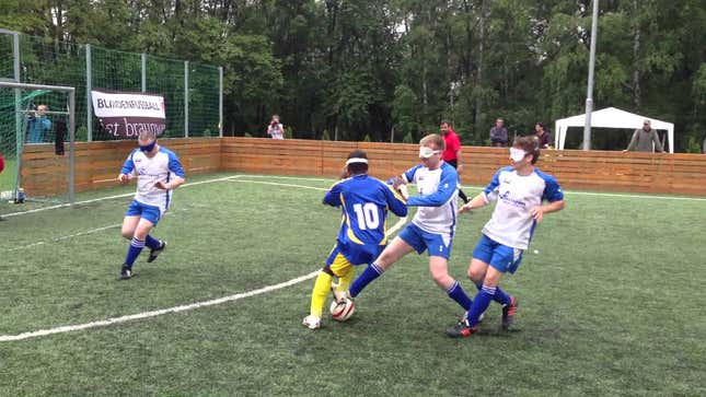 Blind Brazilian Soccer Man Scores A Couple Bangers In The Paralympics