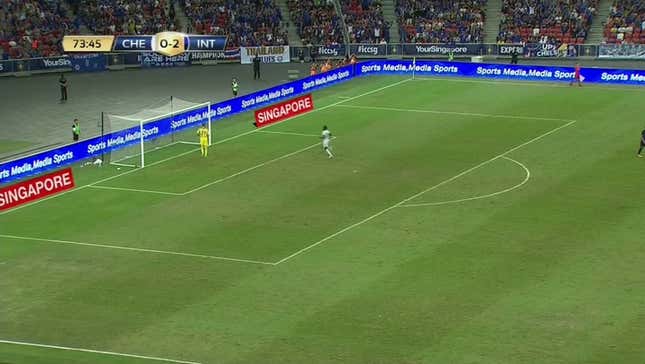 Inter Milan Spot Chelsea An Astounding 50-Yard Own Goal, Win Anyway