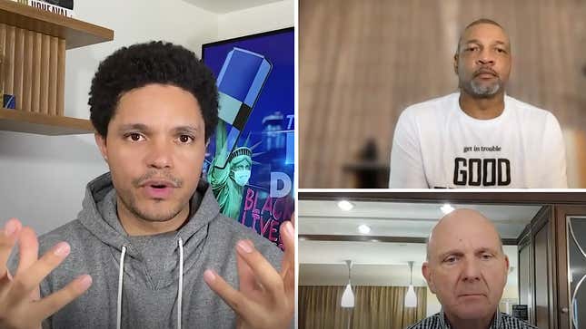 Doc Rivers tells Trevor Noah he's proud his striking Clippers aren't sticking to sports