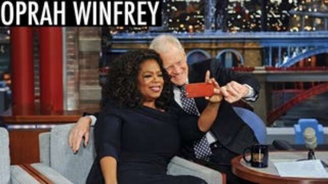 Oprah and Dave Letterman Talk Selfies and Weed