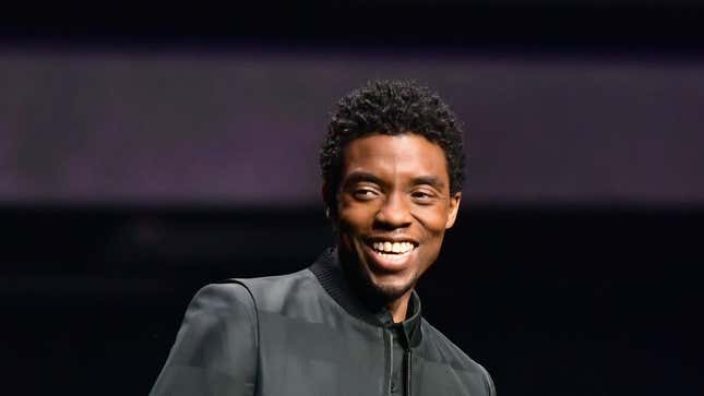 Chadwick Boseman speaks onstage at CinemaCon 2019 The State of the Industry and STXfilms Presentation on April 2, 2019 in Las Vegas, Nevada. 