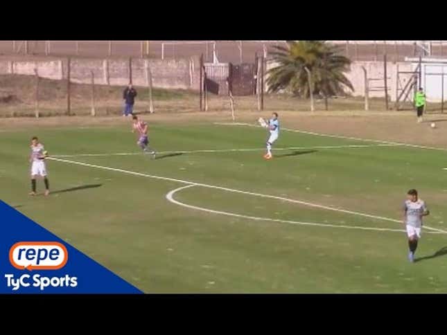 Goalkeeper Just Throws The Ball Into His Own Net