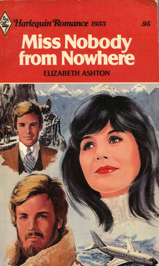 A 1975 contemporary-set romance released by Harlequin
