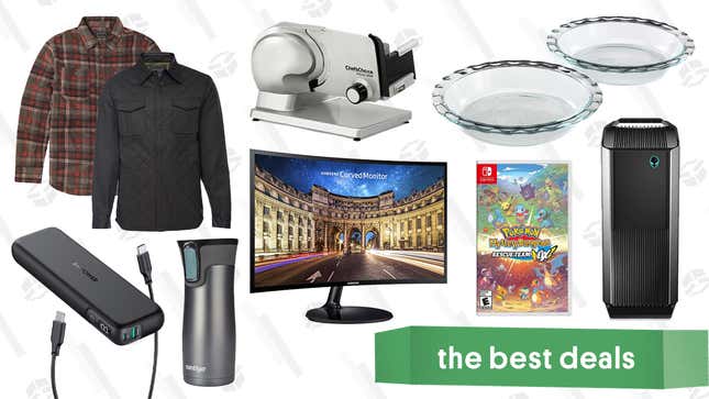 Image for article titled Friday&#39;s Best Deals: JACHS Shirt Jackets, Pyrex Pie Plates, Pokemon Mystery Dungeon, and More