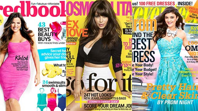 Image for article titled Rise of The Kardashians: How a Family Created a Magazine Cover Dynasty