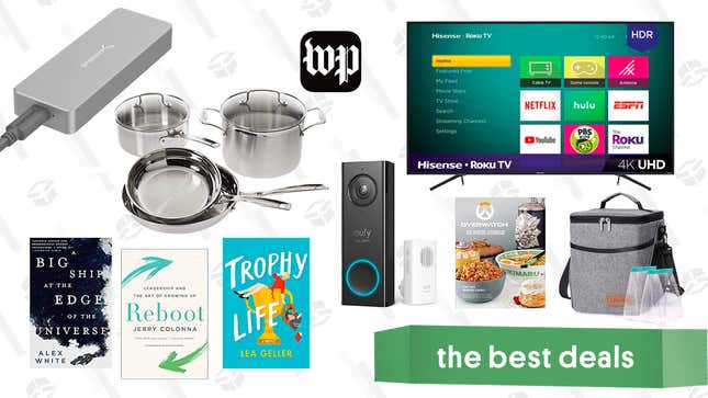 Image for article titled Sunday&#39;s Best Deals: Sabrent NVMe Enclosure, Cuisinart Cookware, Kindle eBooks, and More