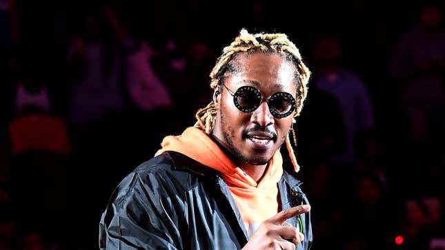 Future performs in concert after the game between the Dallas Mavericks and the Atlanta Hawks on October 24, 2018 in Atlanta, Georgia. 