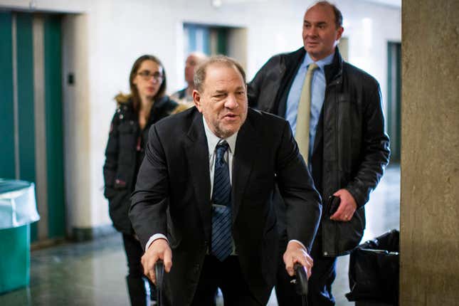 Image for article titled Witness in Weinstein Trial: 'I Want the Jury to Know That He Is My Rapist'