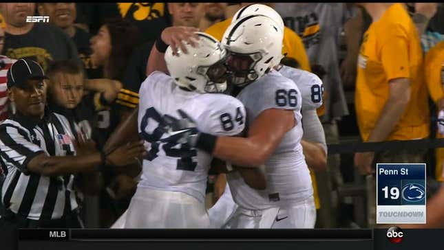 Penn State Stays Undefeated With Touchdown Pass On Game's Final Play