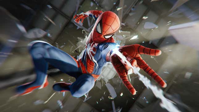 Marvel's Spider-Man spinning paid PS5 upgrade today