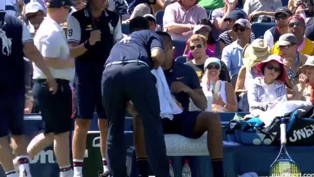 Umpire Who Gave Nick Kyrgios Pep Talk Gets Suspended For Two Tournaments Without Pay