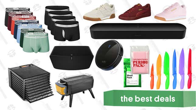 Image for article titled Thursday&#39;s Best Deals: Sonos Speakers, Cult-Favorite Cuisinart Knives, Posture Corrector, and More