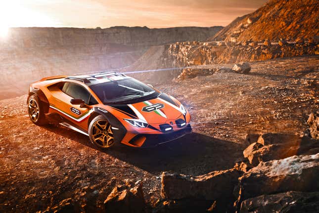 Lamborghini Huracan Sterrato concept, supercar off road