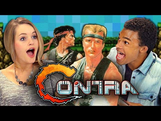 Teenagers Try To Play <i>Contra</i>, Fail Spectacularly