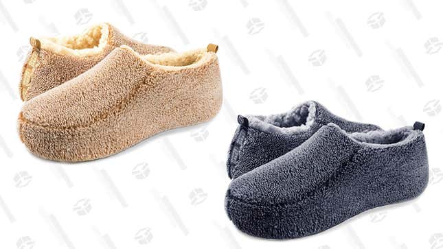 Oooh Yeah Men’s Soft Cozy Sherpa Slippers | $7 | Amazon