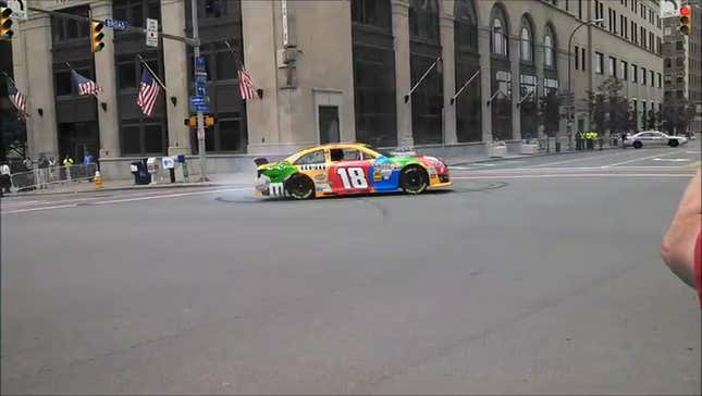 What Happens When You Let A NASCAR Racer Use His Racecar On The Street