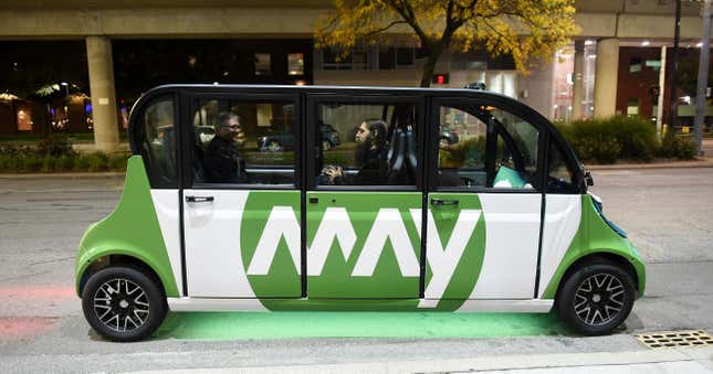 Image for article titled Self-Driving Shuttle Gets Pulled Over By Police Just Hours After Rhode Island Launch