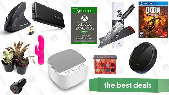 Image for article titled Monday&#39;s Best Deals: Ella Paradis Vibrator Giveaway, Game Pass BOGO, Eufy RoboVacs, 20% Off Ulta Products, and More