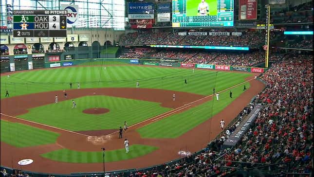Patriotic Idiot Delays Astros Game