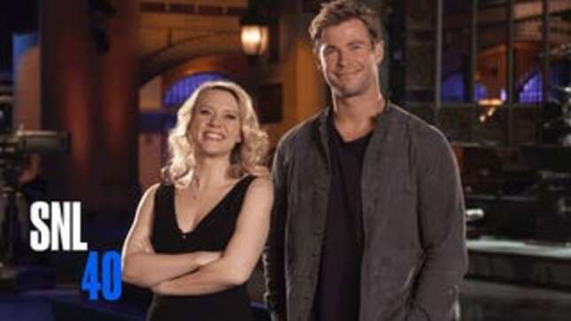 Watch Kate McKinnon and Chris Hemsworth Try the <i>Dirty Dancing </i>Lift