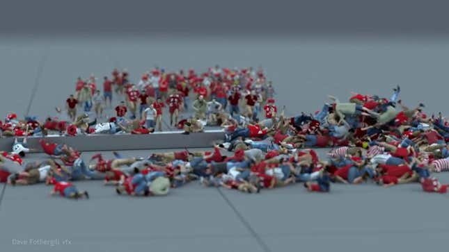 Tiny People Tripping Over Each Other