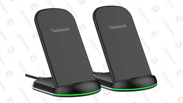 Yootech Wireless Charging Stands (2-Pack) | $22 | Amazon | Clip coupon