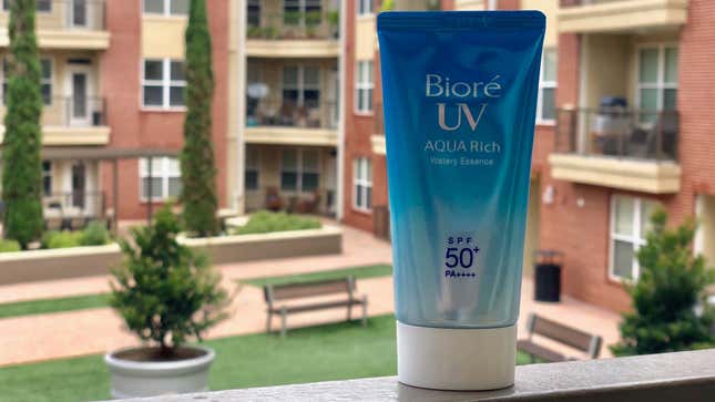 Biore Watery Essence Sunscreen 85g | $12 | Amazon
Biore Watery Essence Sunscreen 50g | $8 | Amazon