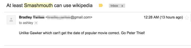 Image for article titled My Year In Gawker Hate Mail