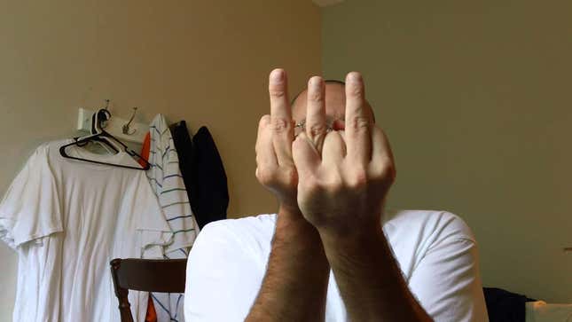 How To Flip Someone Off With Three Middle Fingers