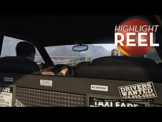 The Worst Taxi Driver in<i> Grand Theft Auto</i>