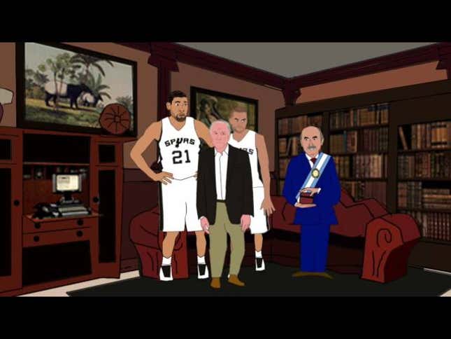 Animated Short Imagines The San Antonio Spurs As A Commando Team
